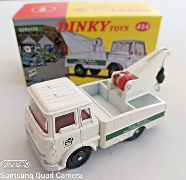 Atlas French Dinky 434 BEDFORD TK Crash Recovery Truck Top Rank Motorway Service BRAND NEW.